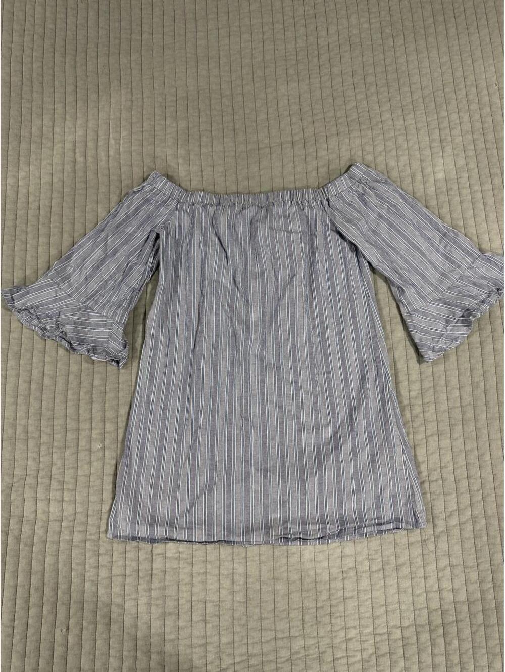 Women's Blue and Multi Blous